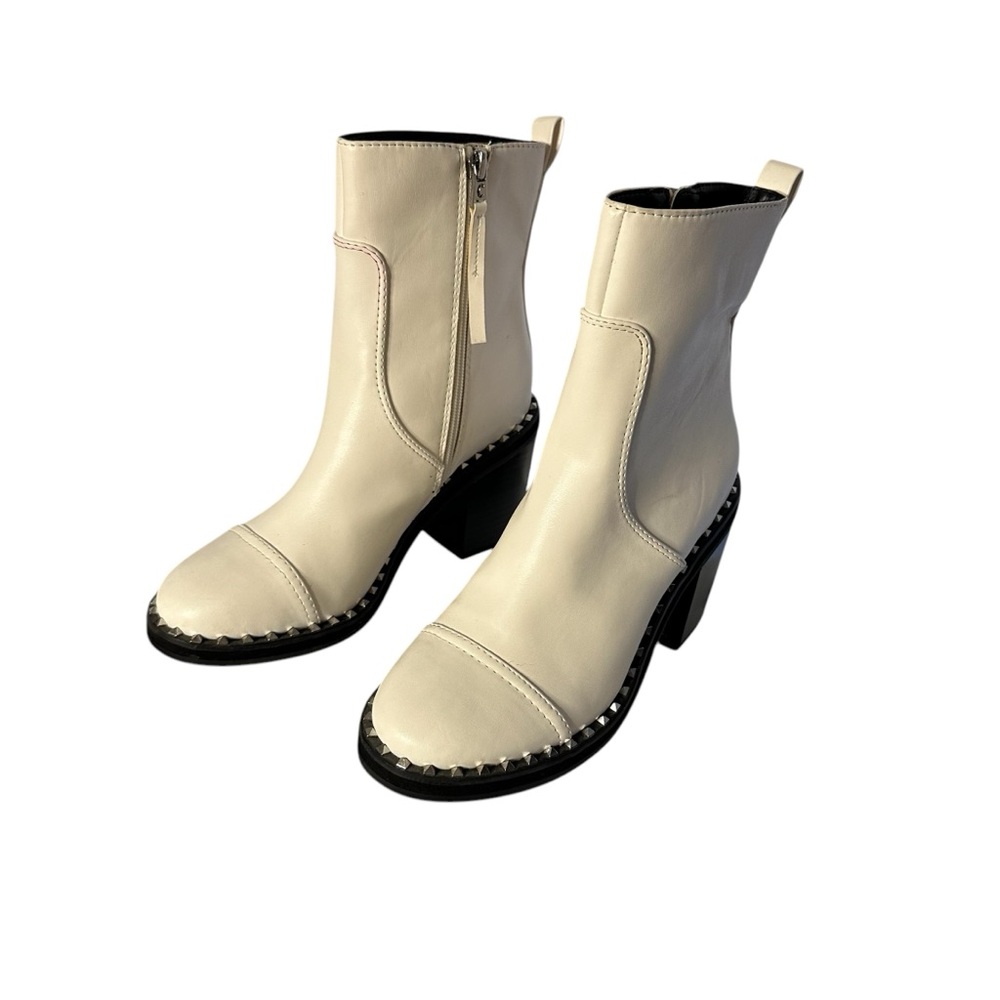 Cream boots. Never been worn. Brand new.